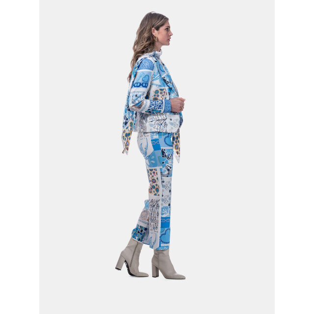 Mucho Gusto ® gilet lesbos blauw hart elegantie MUCHO GUSTO® Gilet Lesbos Blauw Hart Elegantie large