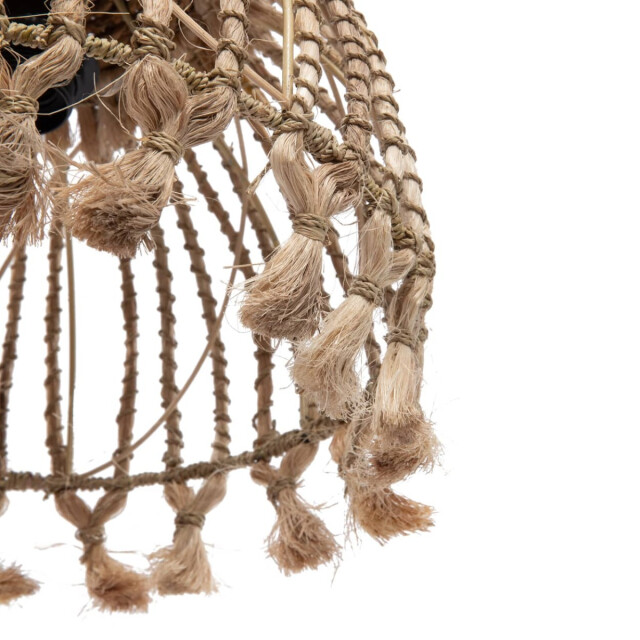 Bazar Bizar Hanglamp naturel s abaca kwast JAPA035N-S large