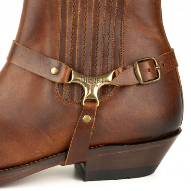 Mayura Boots Biker westernlaars 24-pull grass castaño 24-PULL GRASS CASTAÑO large