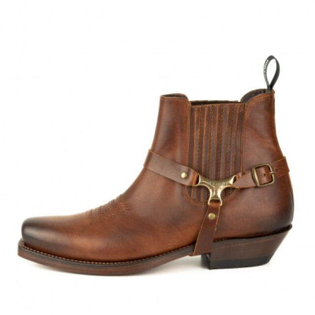 Mayura Boots Biker westernlaars 24-pull grass castaño 24-PULL GRASS CASTAÑO large