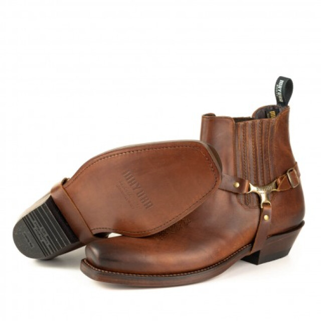 Mayura Boots Biker westernlaars 24-pull grass castaño 24-PULL GRASS CASTAÑO large