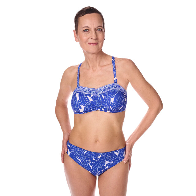 Amoena Azores prothese bikini top azores sbtb c0639 c0639 royal blue/white 9803603902805 large