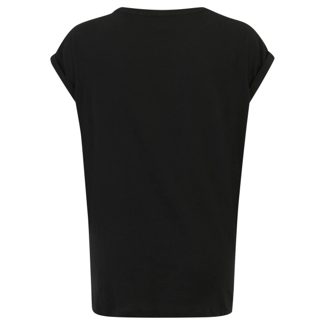 Urban Classics Dames verlengd schouder t-shirt (set van 2) UTTN736_blackwhite large