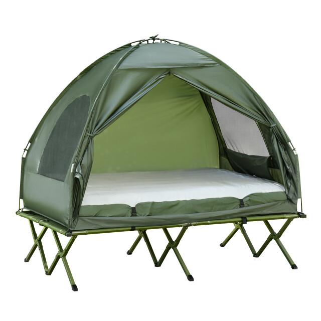 4goodz Kampeertentenset voor 2 personen met veldbed en luchtbed 3068386 large
