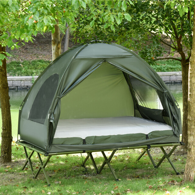 4goodz Kampeertentenset voor 2 personen met veldbed en luchtbed 3068386 large