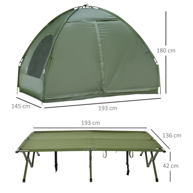 4goodz Kampeertentenset voor 2 personen met veldbed en luchtbed 3068386 large