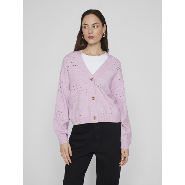 Vila Viril v-neck l/s knit cardigan no 14102703 large