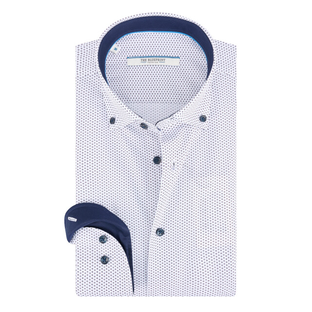 The Blueprint trendy overhemd met lange mouwen bp54-6 097728-001-XXL large