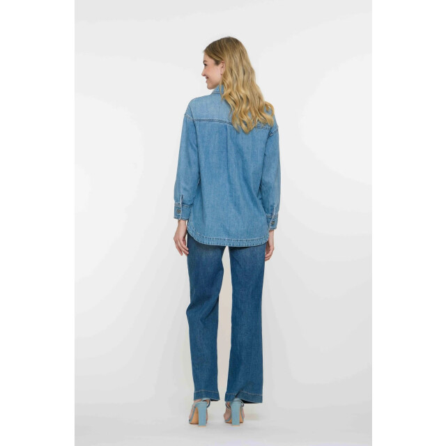 Geisha 51000-10 811 jeans wide stonewash denim 51000-10 811 large