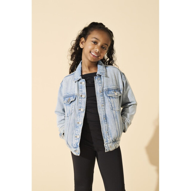 Only Zomer spijkerjas meisjes oversized fit licht denim kogbelieve 15344522 - Light Blue Denim - Kogbelieve large