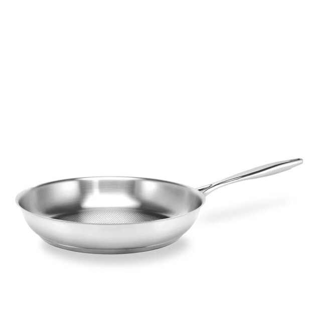 Habonne Elegance koekenpan 28 cm rvs met wafelbodem 4527 large