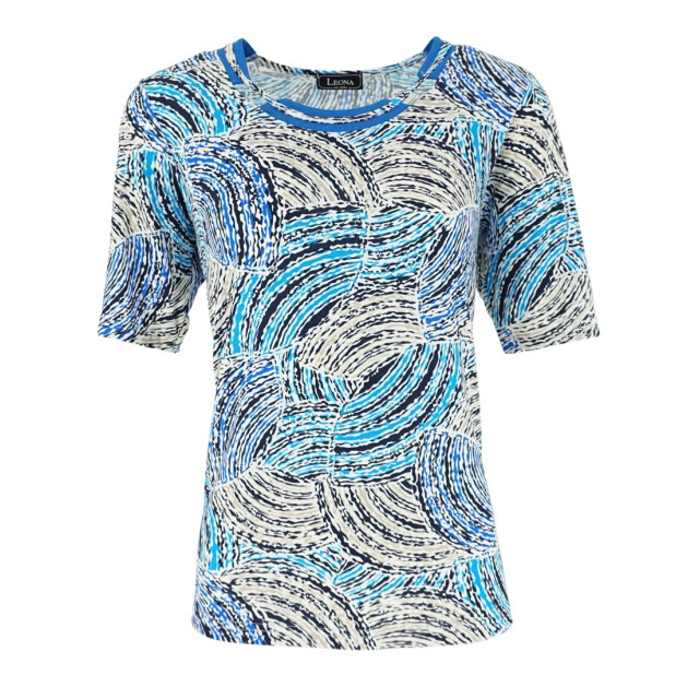 Leona per donna Leona shirt print Leona shirt print kobalt large