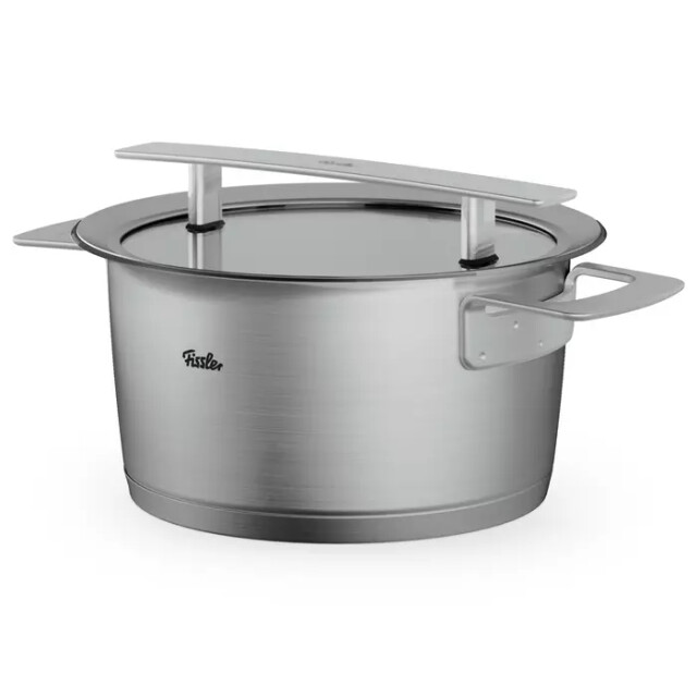 Fissler Phi collection kookpan met downdraft glasdeksel 16cm 4009209393377 large