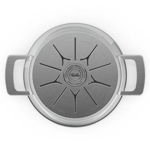 Fissler Phi collection kookpan met downdraft glasdeksel 16cm 4009209393377 large