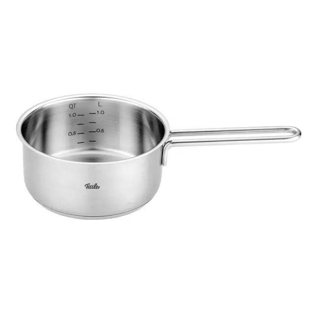 Fissler Pure collection pannenset met steelpan, ceratal koekenpan en rvs deksels, 6-delig 4009209401997 large