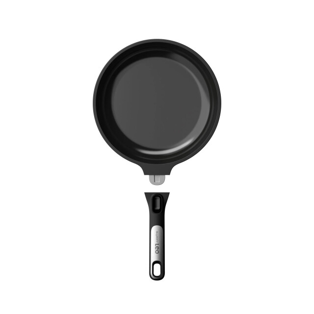 BergHOFF Leo recycled koekenpan met afneembare greep- phantom -32cm 3950572 large