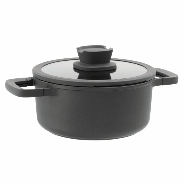 BergHOFF Kookpan met deksel stone 20 cm leo 3950301 large