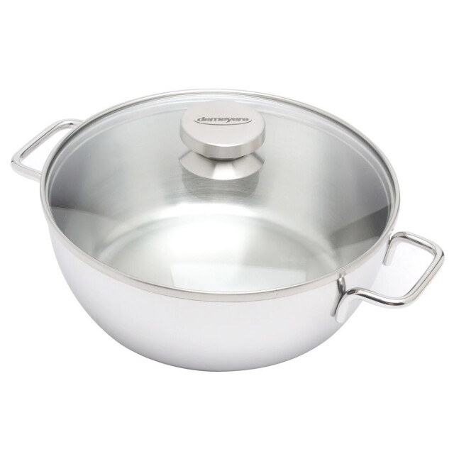 Demeyere Apollo 7 braadpan met glasdeksel 28cm glasdeksel 54428 large