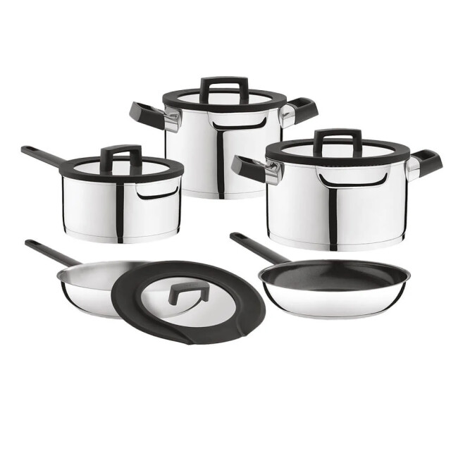 BergHOFF Essentials uqonic downdraft pannenset 9-delig 1111048 + 1111051 large