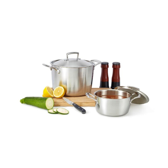 Habonne Queen soeppan 24 cm rvs met deksel 4878 large