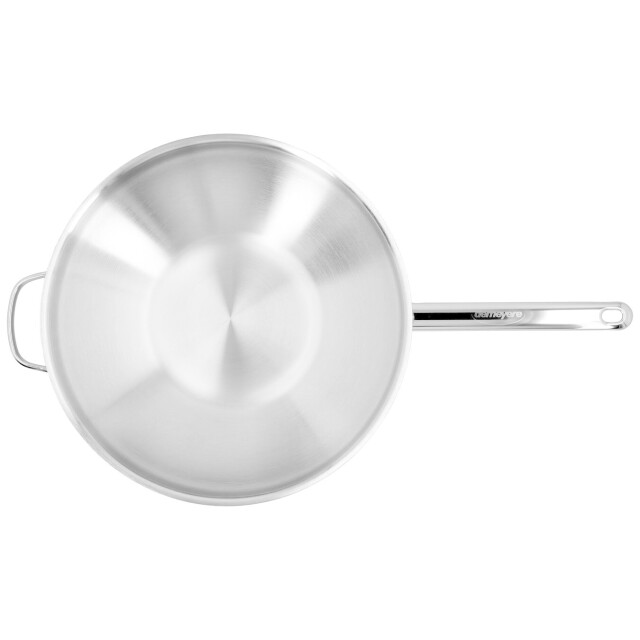 Demeyere Apollo 7 wok 32 cm vlakke bodem met gratis glasdeksel 52932NP large