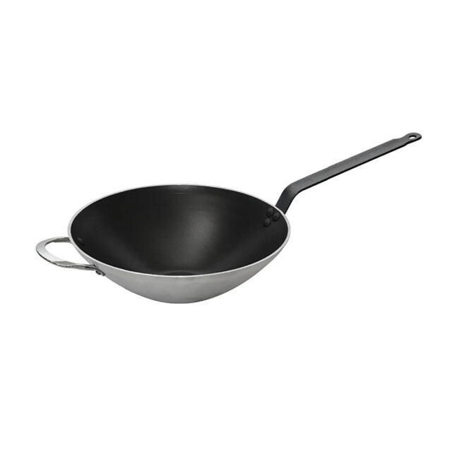 DeBuyer De buyer choc wok 32 cm met antiaanbaklaag 8187.32 large