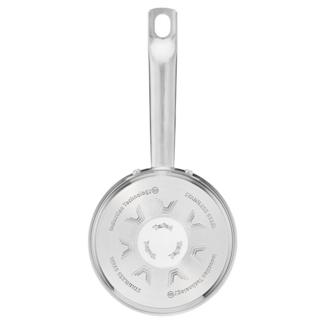 Tefal Virtuoso kookpannenset 5 delig rvs met glazen deksels E492SA large