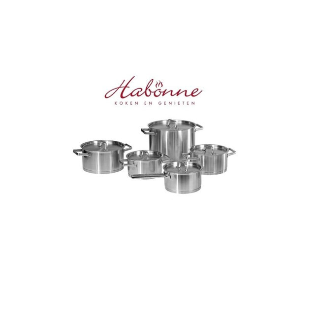 Habonne Robust kookpannenset 5-delig rvs 4570 large