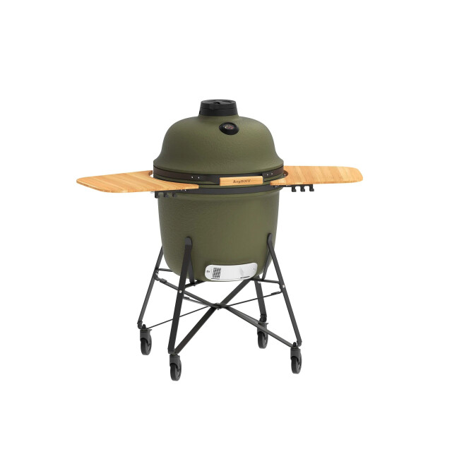 BergHOFF Barbecue ketel mat emaille bbq barbecue 58cm groen 2415710 large