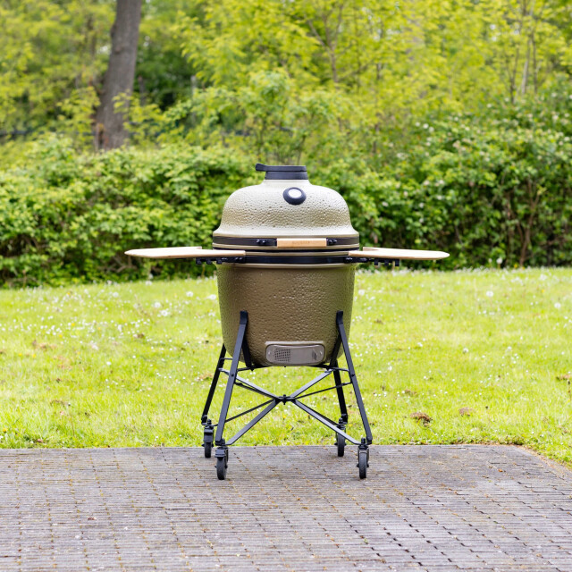 BergHOFF Barbecue ketel mat emaille bbq barbecue 58cm groen 2415710 large