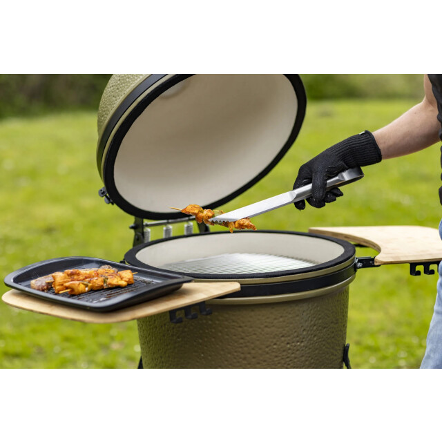 BergHOFF Barbecue ketel mat emaille bbq barbecue 58cm groen 2415710 large