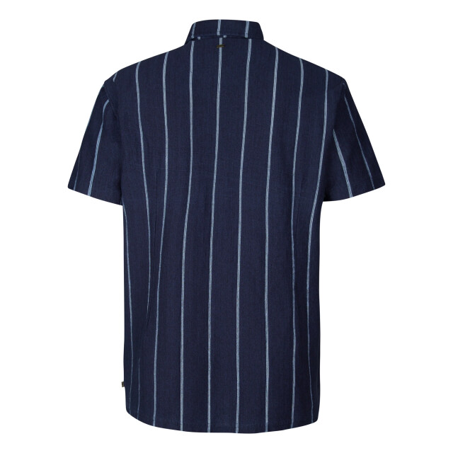 Petrol Industries Heren overhemd m-1050-sis428 5079 dark indigo Petrol M 1050 SIS428 5079DarkIndigo large