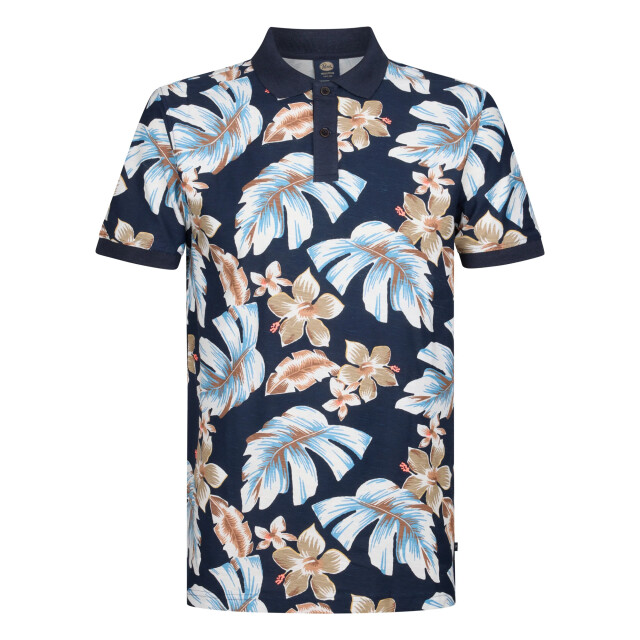 Petrol Industries Heren polo m-1050-pol908 5178 navy blue Petrol M 1050 POL908 5178NavyBlue large