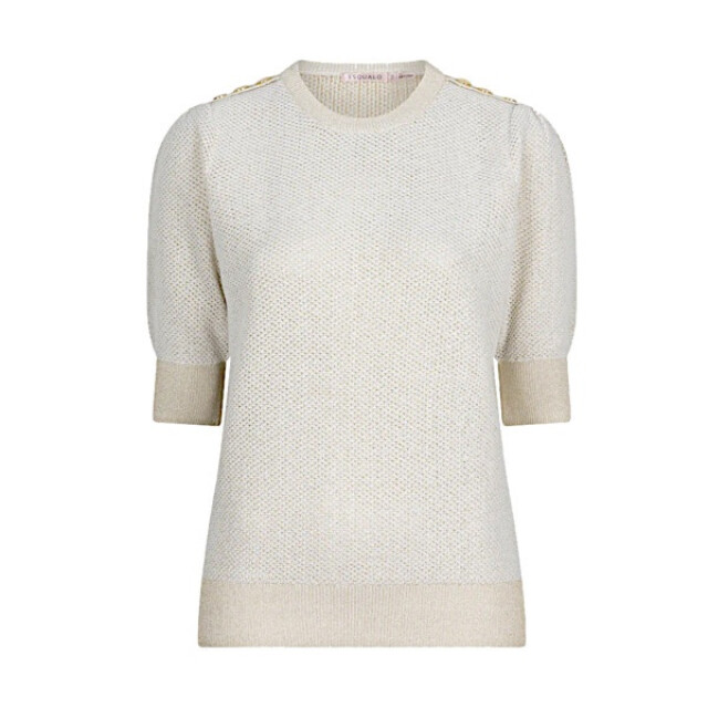 Esqualo Sweater sp25-27002 light stone SP25-27002 - light Stone large