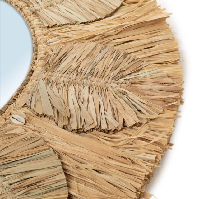 Bazar Bizar Spiegel naturel m palm tree BAVE005N-M-60 large
