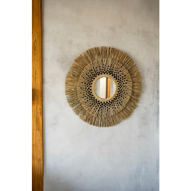 Bazar Bizar Spiegel naturel zwart l havana BAVE007NB-L-70 large