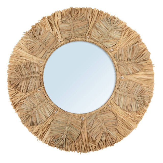 Bazar Bizar Spiegel naturel m palm tree BAVE005N-M-60 large