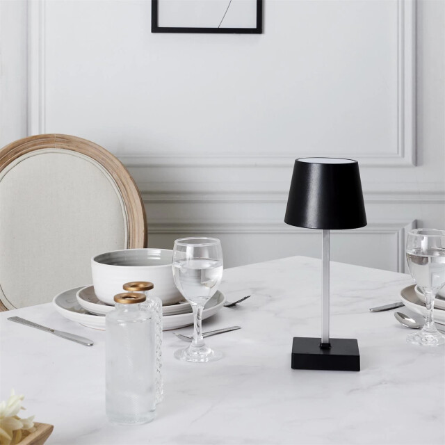 Casa di Elturo Led diner tafellamp touch bediening dimbaar (werkt op batterijen) 2808778 large