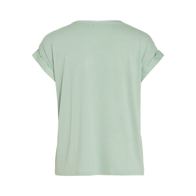 Vila Viellette ss satin top noos mint 4339.21.0035 large