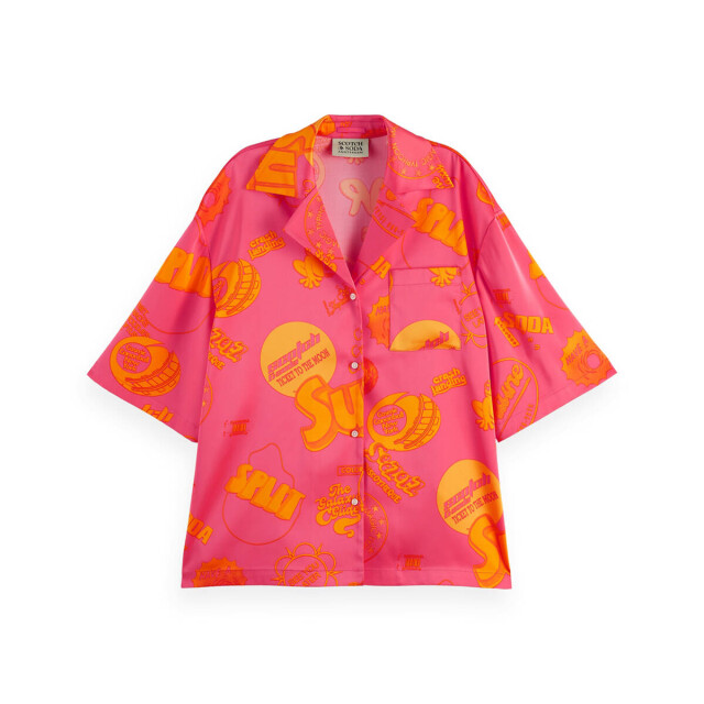 Scotch & Soda Blouse korte mouw u9a00631t Scotch & Soda Blouse korte mouw U9A00631T large