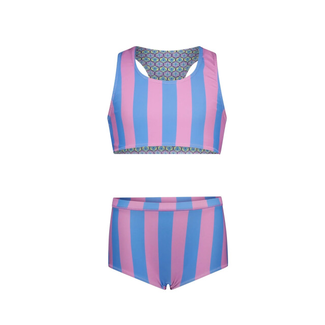 B.Nosy Zomer reversibel bikini meisjes blauw/ winona Y502-5055-995 large