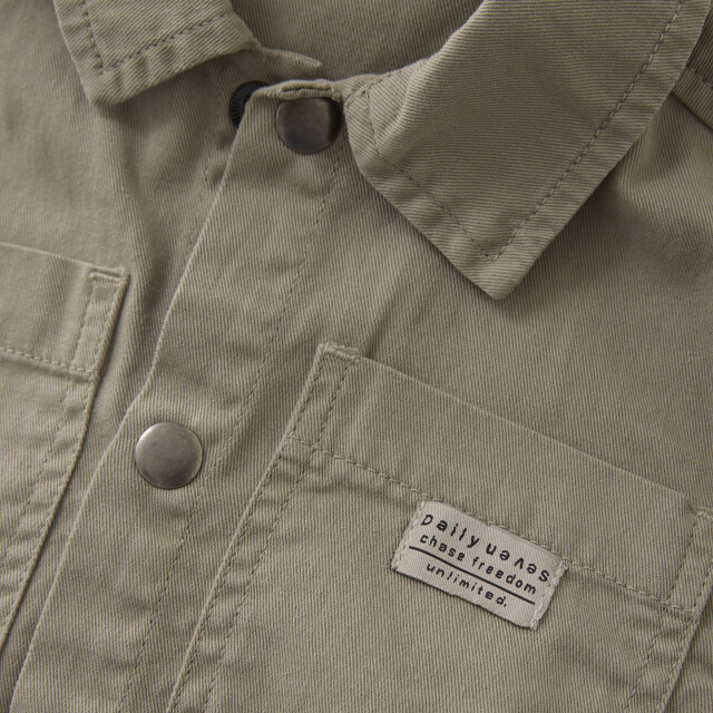 DAILY 7 Zomer zomerjas jongens khaki twill 920055-9590-Desert Olive large
