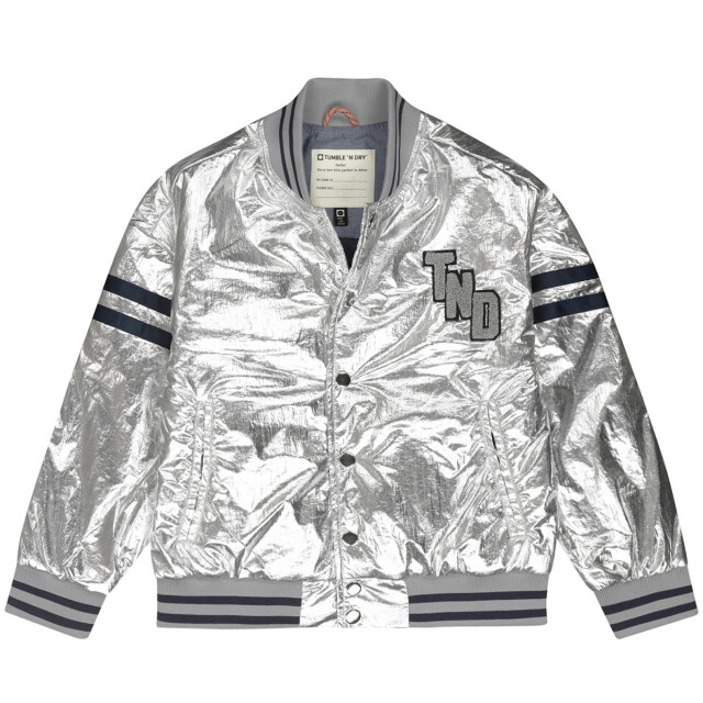 Tumble 'n Dry Zomer zomerjas meisjes metallic marais 84-21170-14511-silver metallic large