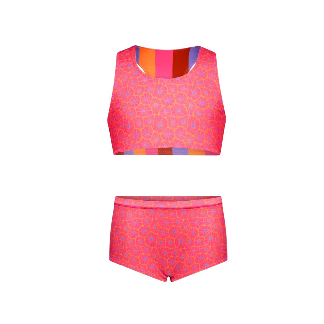 B.Nosy Zomer reversibel bikini meisjes multi streep winona Y502-5055-979 large