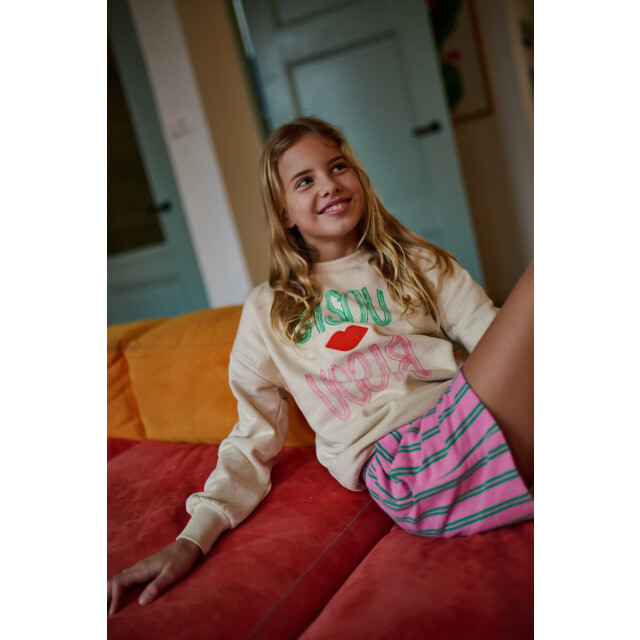 Tumble 'n Dry Zomer short meisjes gestreept eloise 84-21160-13731-rosebloom large