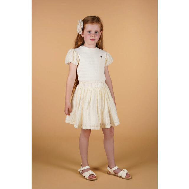 Le Chic Zomer t-shirt meisjes creme narah C502-5403-012 large