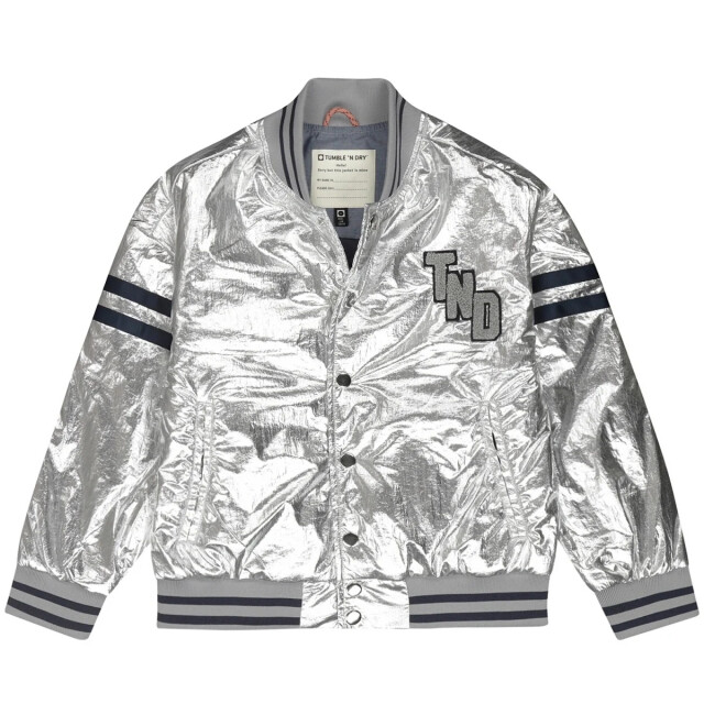 Tumble 'n Dry Zomer zomerjas meisjes metallic marais 84-21170-14511-silver metallic large
