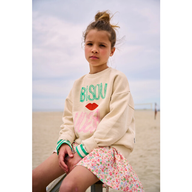 Tumble 'n Dry Zomer sweater meisjes parel savole 84-21175-13671-mother of pearl large