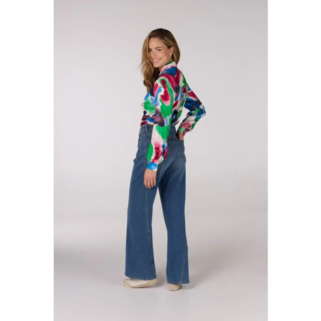 Jansen Amsterdam Nicky blouse wm756 long sleeve multicolor WM756 large