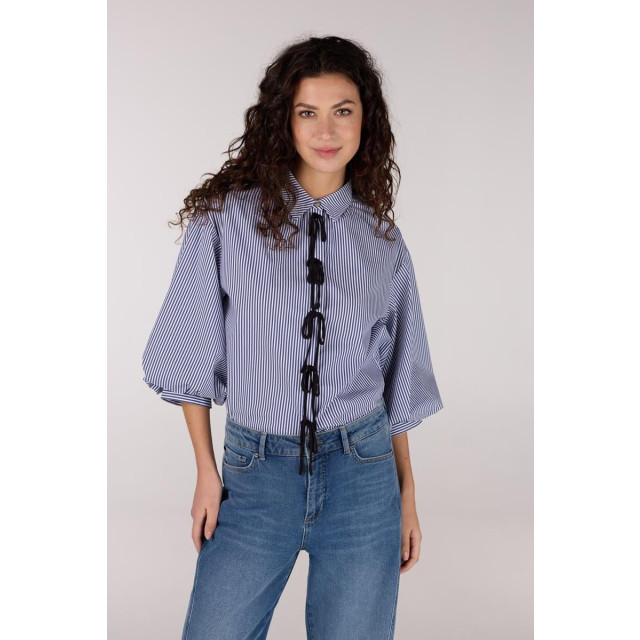 Jansen Amsterdam Jansen ams. lois blouse csb 798 dark blue CSB 798 large